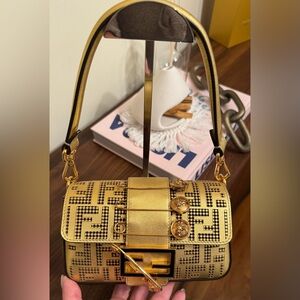 Fendi x Versace Fendance Baguette NM Zucca bag